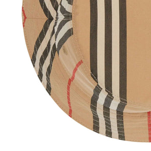 Burberry Icon Stripe Reversible Bucket Hat in Archive BeigeHatsBurberryDPUS Designer Outlet5045628952862LBurberry Icon Stripe Reversible Bucket Hat in Archive Beige