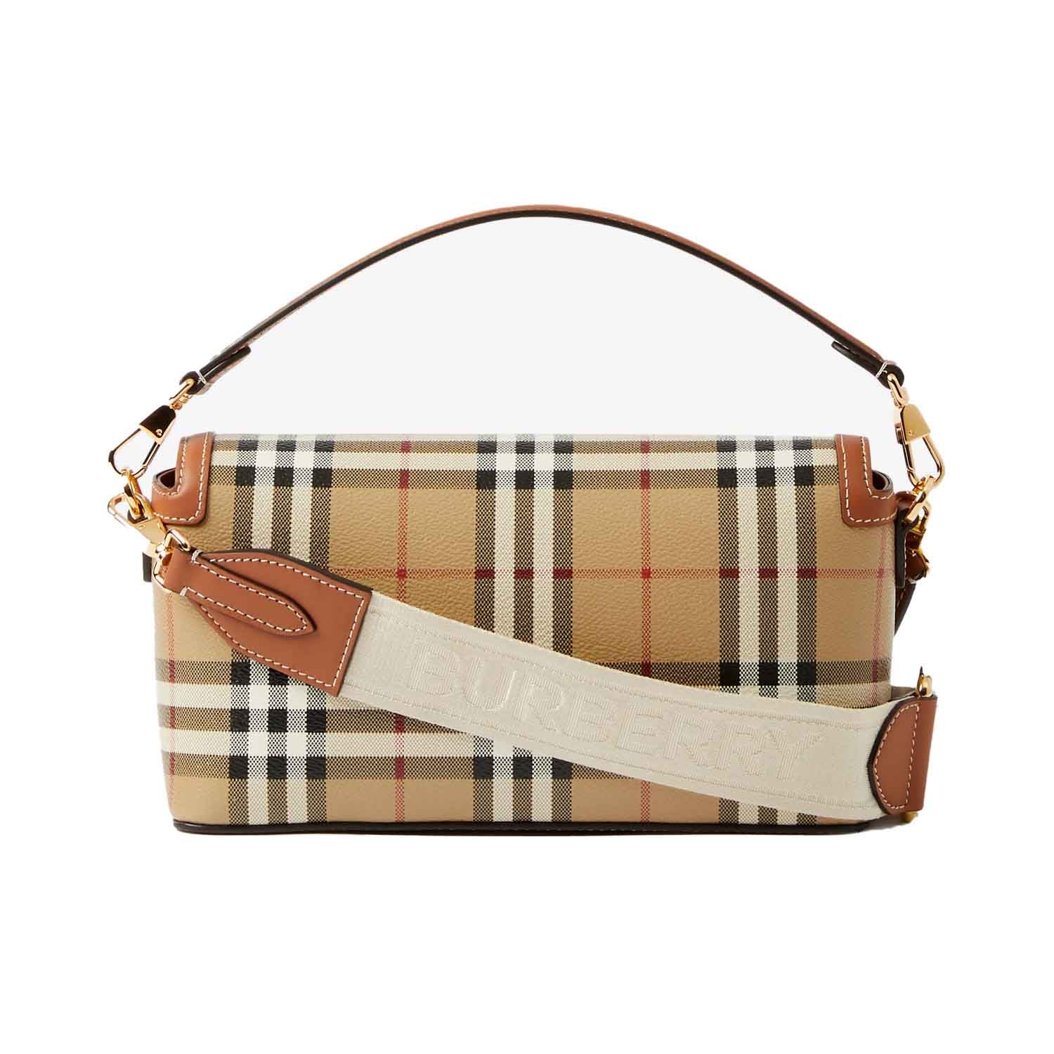 Burberry Top Handle Note Bag in Briar BrownHandbagsBurberryDPUS5045701090832Burberry Top Handle Note Bag in Briar Brown