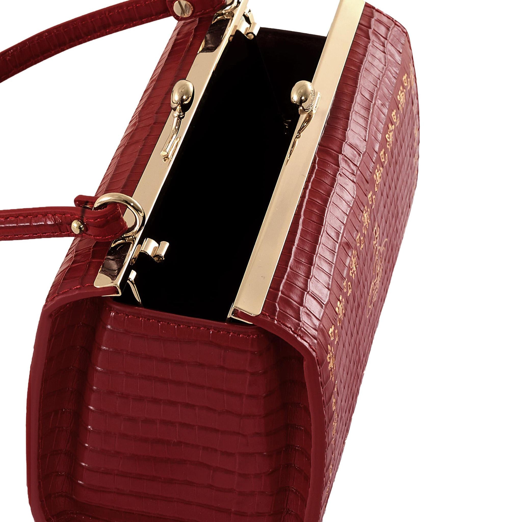 Vivienne Westwood Doll Xl Frame Purse in Red