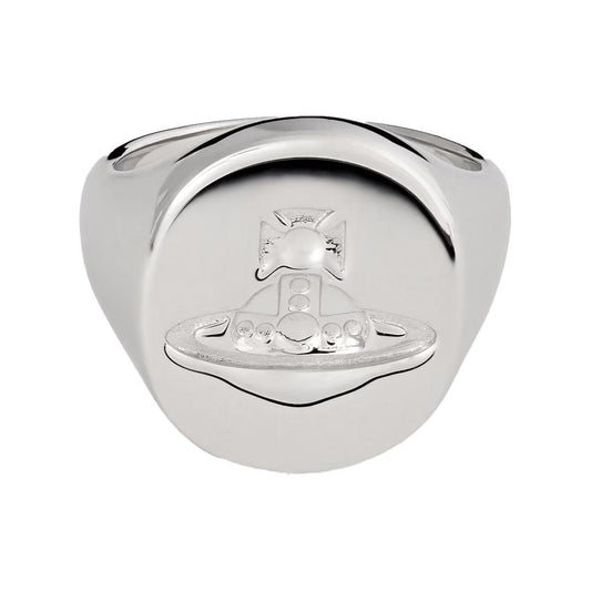 [Vivienne Westwood] Seal Ring in Rhodium (925)