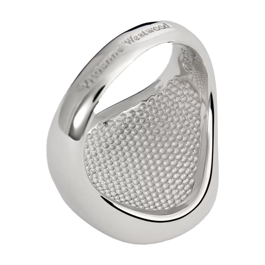 Vivienne Westwood Seal Ring in Rhodium (925)