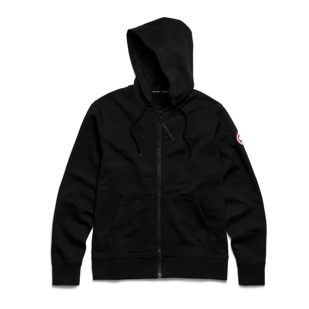 Canada Goose Men's Huron Full Zip Hoodie in BlackCoats & JacketsCanada GooseDPUS Designer Outlet0699363274120SCanada Goose Men's Huron Full Zip Hoodie in Black