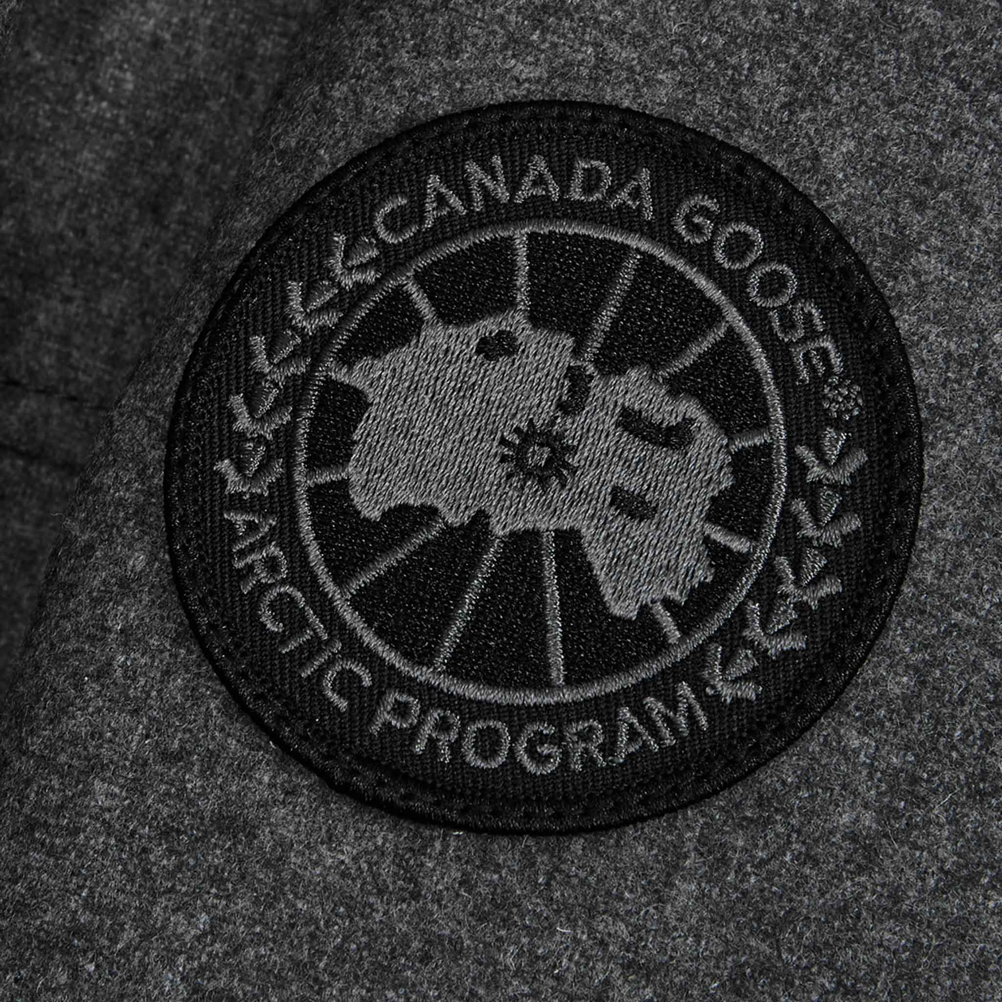 Canada Goose Men's Wool Langford Parka In Carbon MelangeCoats & JacketsCanada GooseDPUS Designer Outlet0628343770611SCanada Goose Men's Wool Langford Parka In Carbon Melange