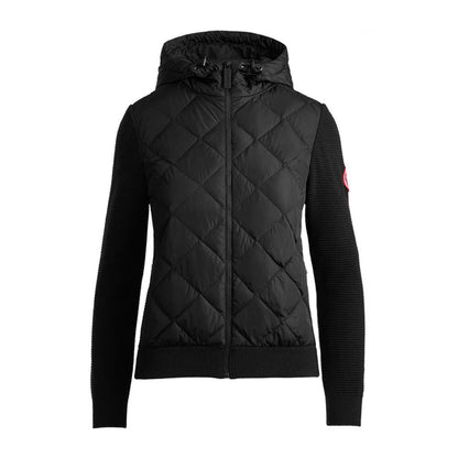 Canada Goose Women's Hybridge Quilted Knit Hoodie in BlackCoats & JacketsCanada GooseDPUS Designer Outlet0699363273222XSCanada Goose Women's Hybridge Quilted Knit Hoodie in Black