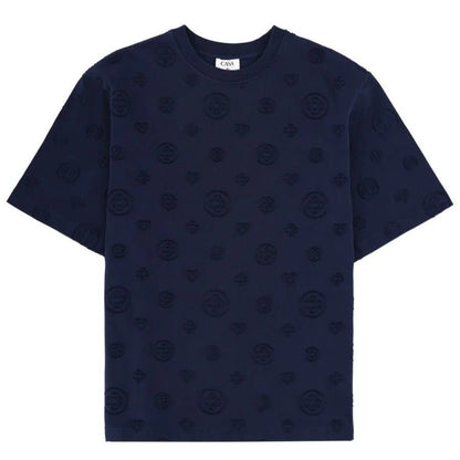 Casablanca Applique Monogram Oversized T-ShirtT-ShirtCasablancaDPUS Designer Outlet5056810779723NavyXSCasablanca Applique Monogram Oversized T-Shirt