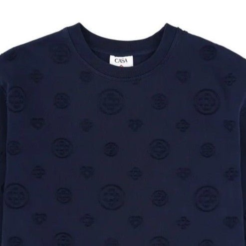 Casablanca Applique Monogram Oversized T-ShirtT-ShirtCasablancaDPUS Designer Outlet5056810779723NavyXSCasablanca Applique Monogram Oversized T-Shirt