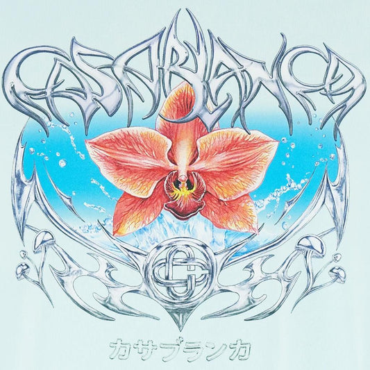 Casablanca Blades Oversized Short Sleeve T‑ShirtT-ShirtsCasablancaDPUS Designer Outlet5056810736016Pale BlueXSCasablanca Blades Oversized Short Sleeve T‑Shirt