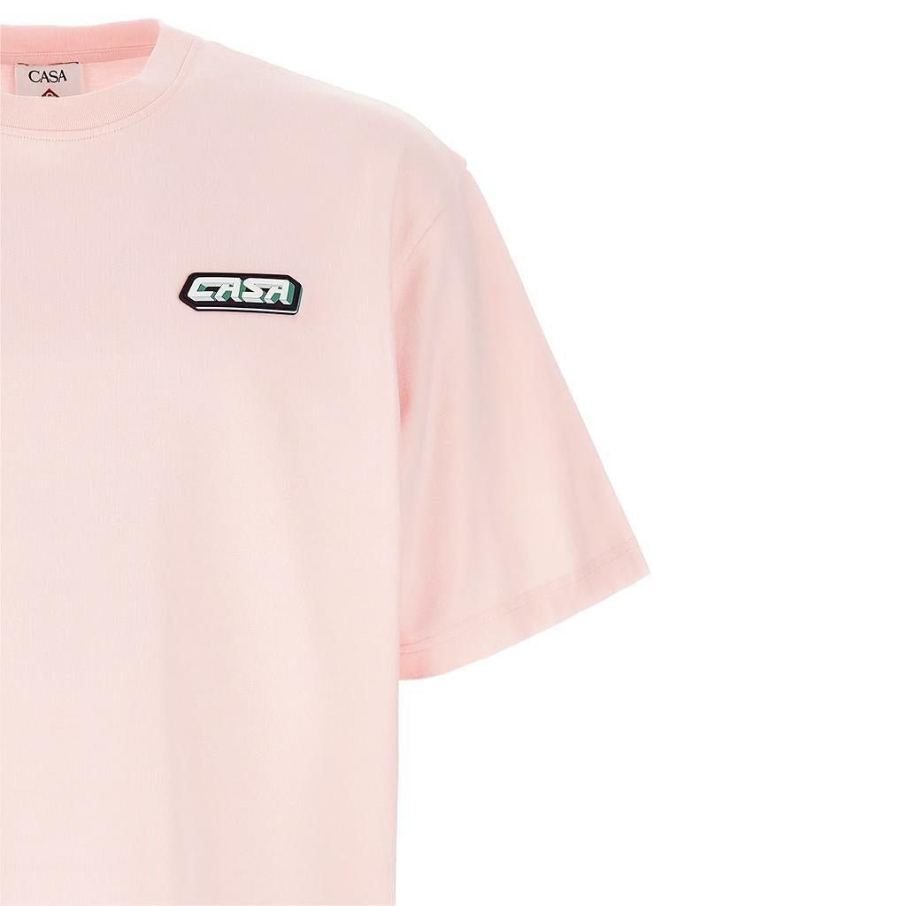 [Casablanca] Casa Racing Oversized Short Sleeve T‑ShirtT-ShirtsCasablancaDPUS Designer Outlet5056810736672PinkXS[Casablanca] Casa Racing Oversized Short Sleeve T‑Shirt