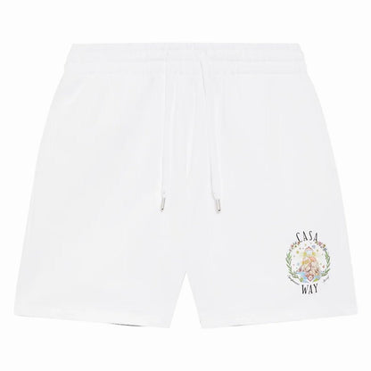 Casablanca Casa Way Classic SweatshortsCasablancaDPUS Designer OutletWhiteXSCasablanca Casa Way Classic Sweatshorts