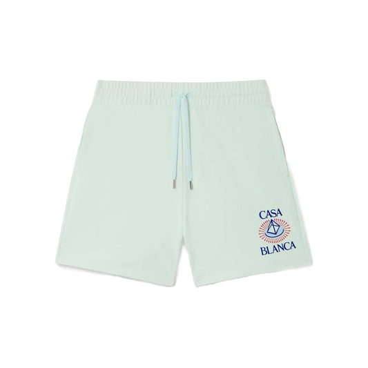 Casablanca Celestial Pyramid Flock Printed Classic ShortsT-ShirtCasablancaDPUS Designer OutletM-AW26-JTR-003-03-S5063820074564Ice BlueSCasablanca Celestial Pyramid Flock Printed Classic Shorts
