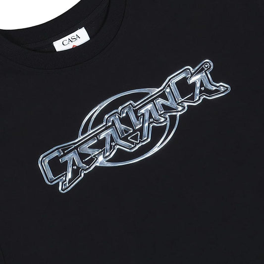 Casablanca Chrome Oversized Short SleeveT-ShirtsCasablancaDPUS Designer Outlet5056810736467BlackXSCasablanca Chrome Oversized Short Sleeve