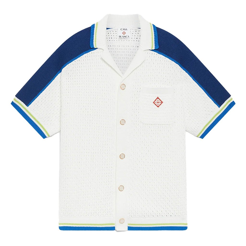 Casablanca Crochet ShirtCasablancaDPUS Designer OutletWhiteXSCasablanca Crochet Shirt