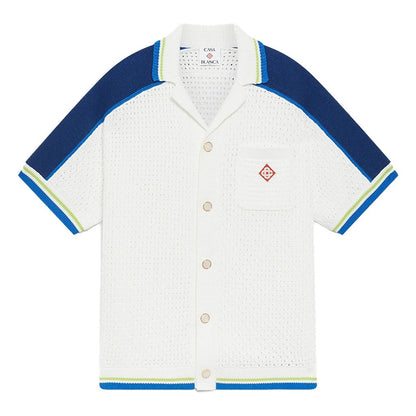 Casablanca Crochet ShirtCasablancaDPUS Designer OutletWhiteXSCasablanca Crochet Shirt