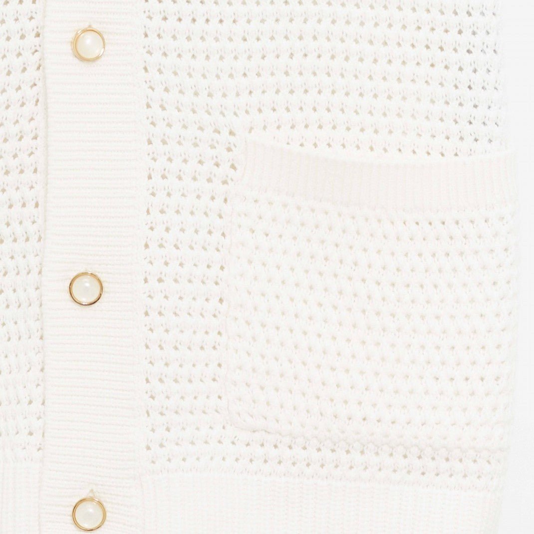 Casablanca Crochet ShirtShirtCasablancaDPUS Designer OutletWhite/ GreyXSCasablanca Crochet Shirt