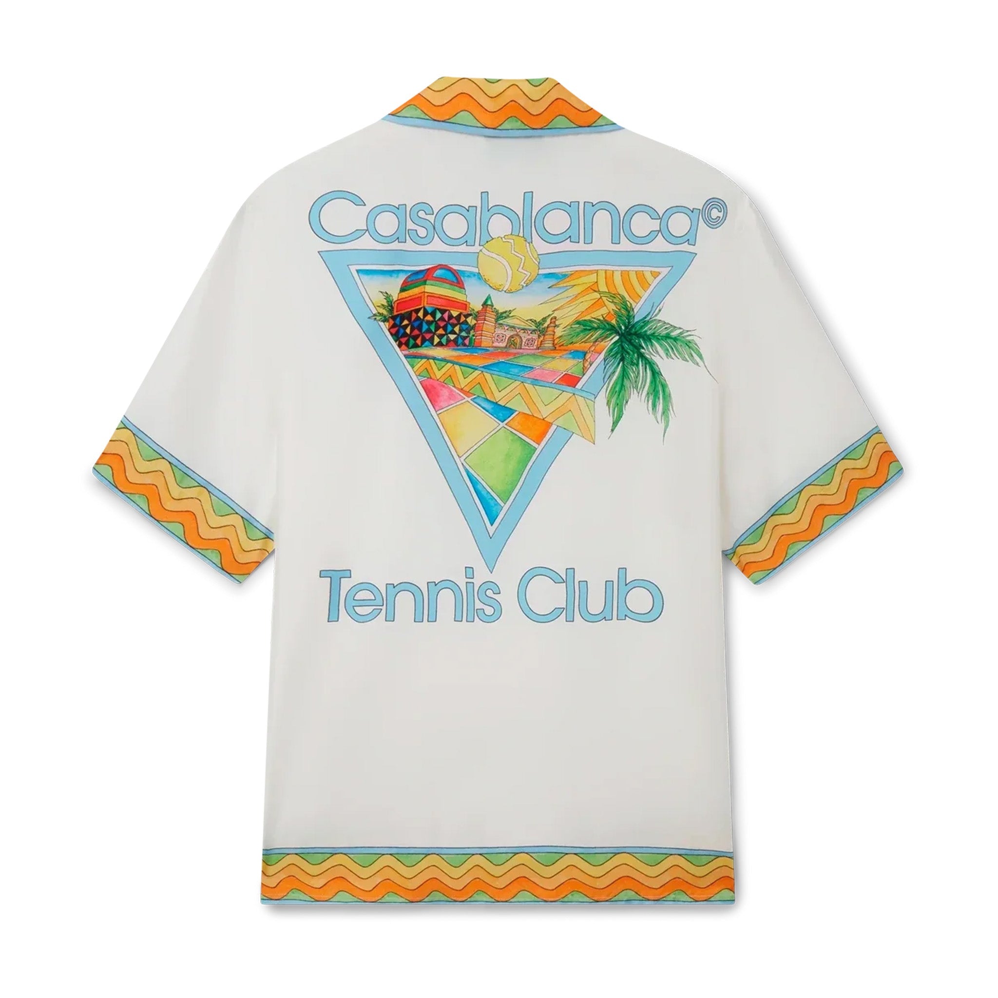 [Casablanca] Cuban Collar Short Sleeve Shirt Afro Cubism TenShirtsCasablancaDPUS Designer Outlet5056733907517WhiteS[Casablanca] Cuban Collar Short Sleeve Shirt Afro Cubism Ten