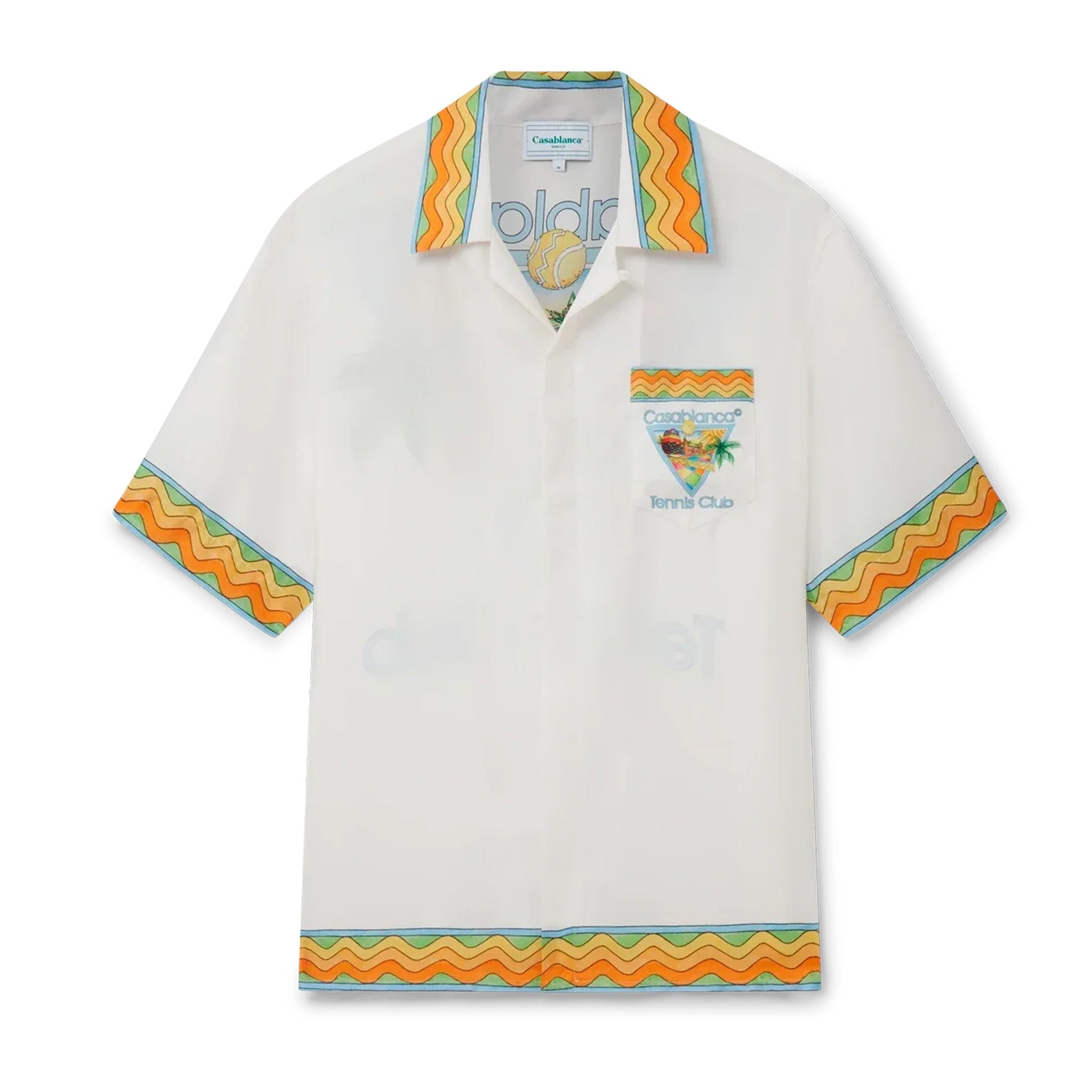 [Casablanca] Cuban Collar Short Sleeve Shirt Afro Cubism TenShirtsCasablancaDPUS Designer Outlet5056733907517WhiteS[Casablanca] Cuban Collar Short Sleeve Shirt Afro Cubism Ten