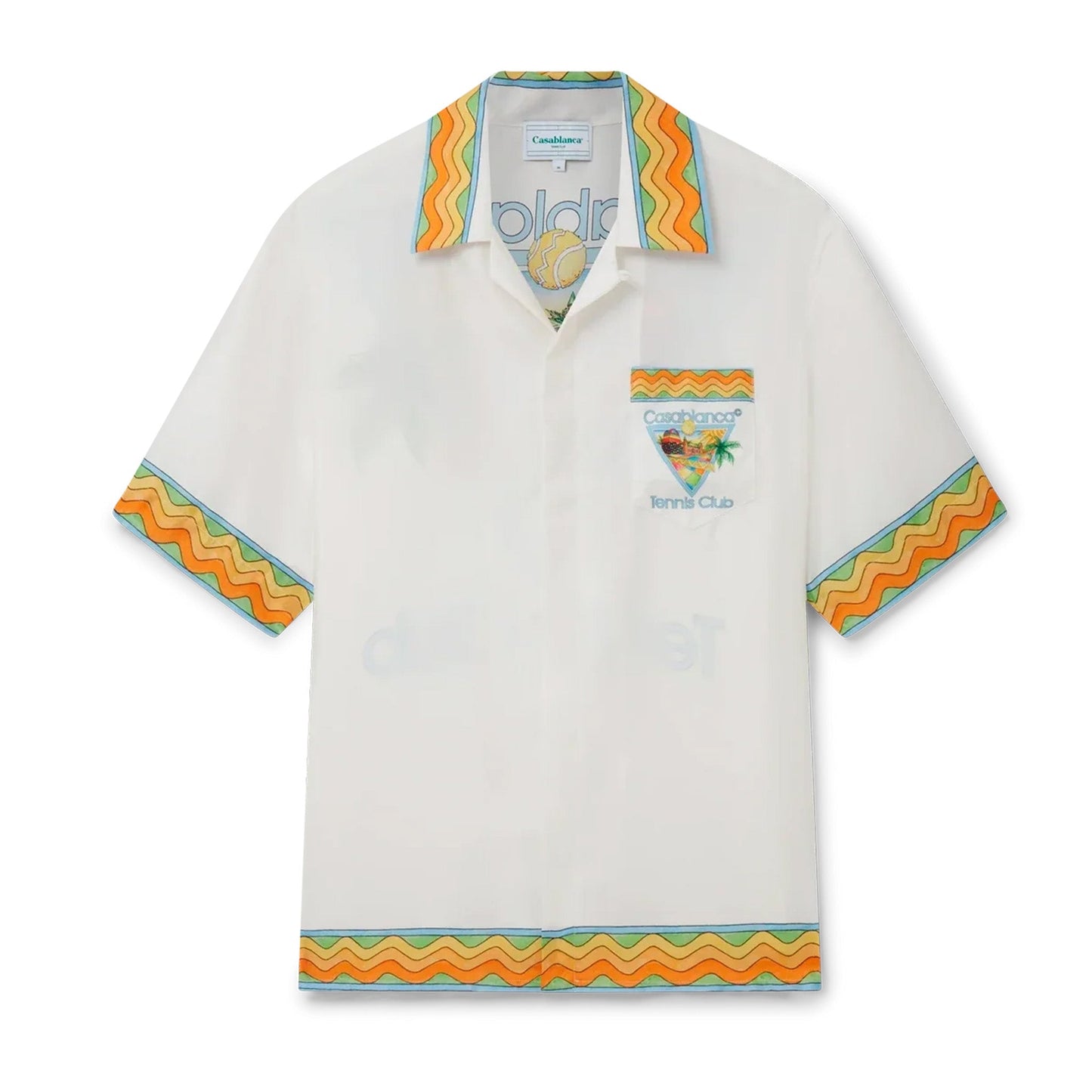 [Casablanca] Cuban Collar Short Sleeve Shirt Afro Cubism TenShirtsCasablancaDPUS Designer Outlet5056733907517WhiteS[Casablanca] Cuban Collar Short Sleeve Shirt Afro Cubism Ten