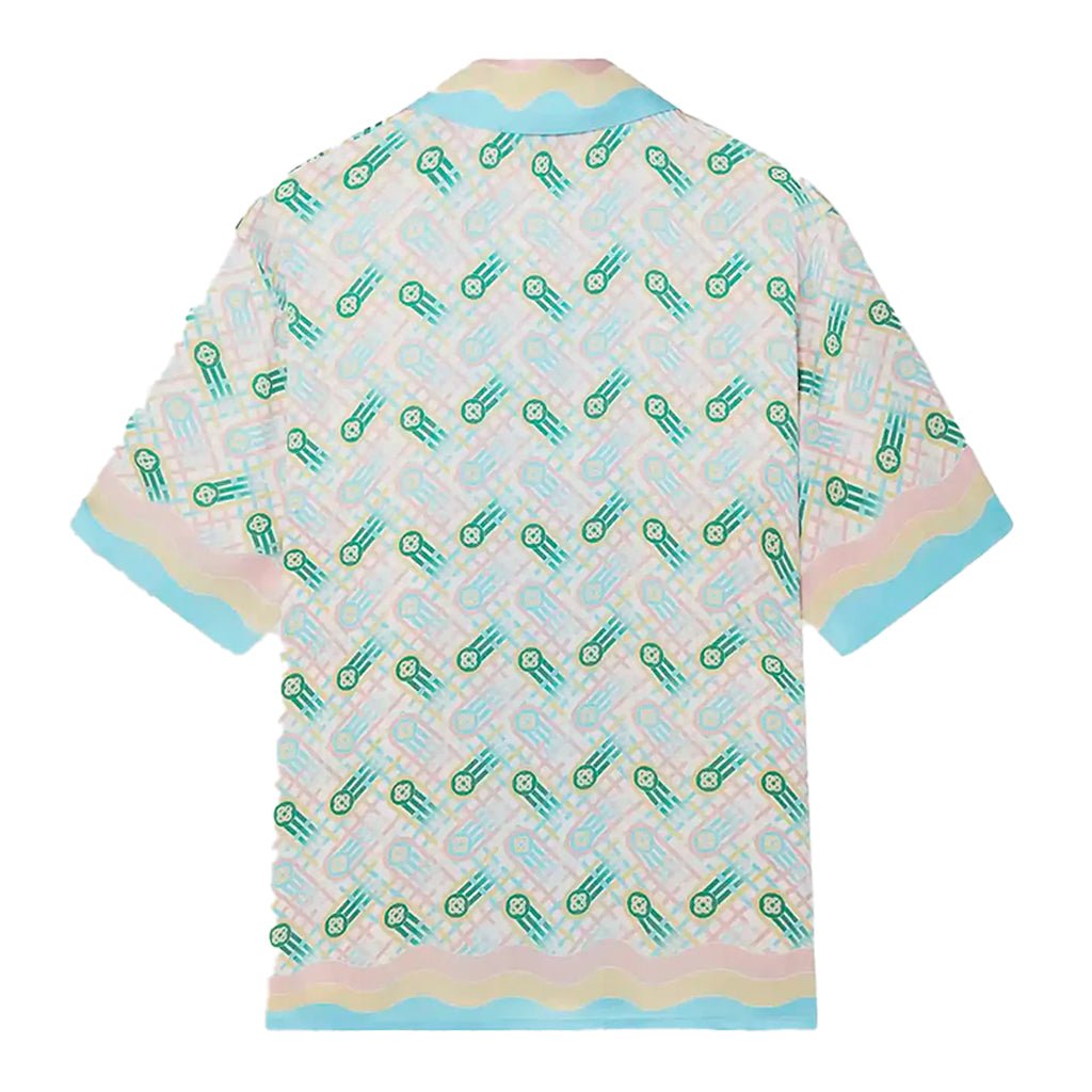 [Casablanca] Cuban Collar Short Sleeve Shirt Ping Pong PrintShirtsCasablancaDPUS Designer Outlet5060732773431MultiS[Casablanca] Cuban Collar Short Sleeve Shirt Ping Pong Print