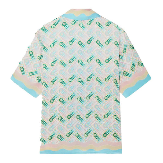 [Casablanca] Cuban Collar Short Sleeve Shirt Ping Pong PrintShirtsCasablancaDPUS Designer Outlet5060732773431MultiS[Casablanca] Cuban Collar Short Sleeve Shirt Ping Pong Print