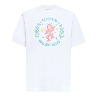Casablanca Dance Joy Classic T-ShirtT-ShirtsCasablancaDPUS Designer OutletBright WhiteXSCasablanca Dance Joy Classic T-Shirt