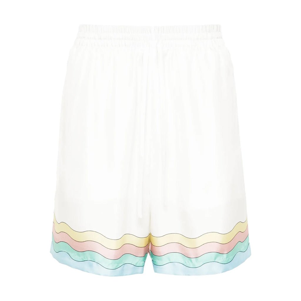 [Casablanca] Drawstring Silk Shorts Maison De ReveShortsCasablancaDPUS Designer Outlet5056733926013MultiL[Casablanca] Drawstring Silk Shorts Maison De Reve
