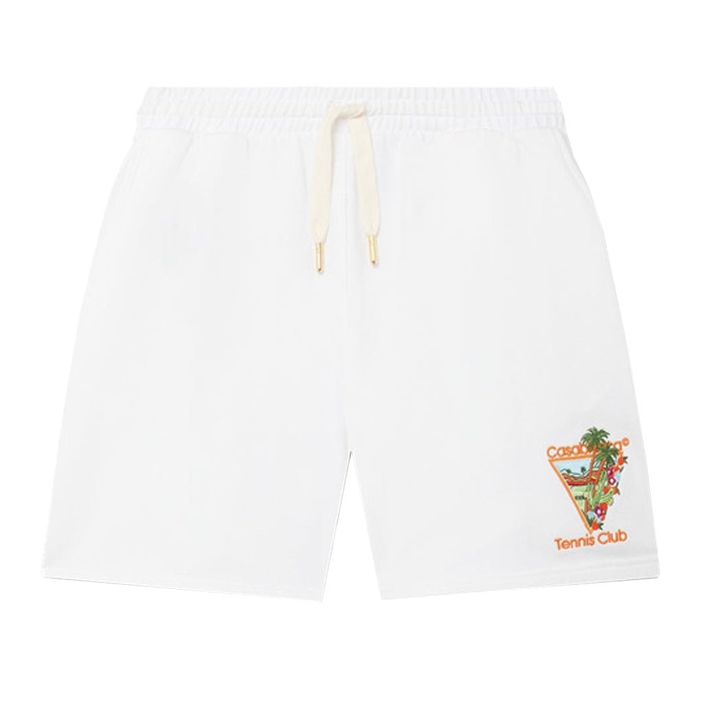 [Casablanca] Embroiderd Sweatshorts Tennis Club Icon OrangeShortsCasablancaDPUS Designer Outlet1000000206883WhiteS[Casablanca] Embroiderd Sweatshorts Tennis Club Icon Orange