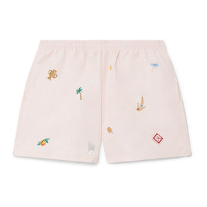 Casablanca Embroidered Motif Swim Shorts in PinkShortsCasa BlancaDPUS Designer Outlet5056733962455SCasablanca Embroidered Motif Swim Shorts in Pink
