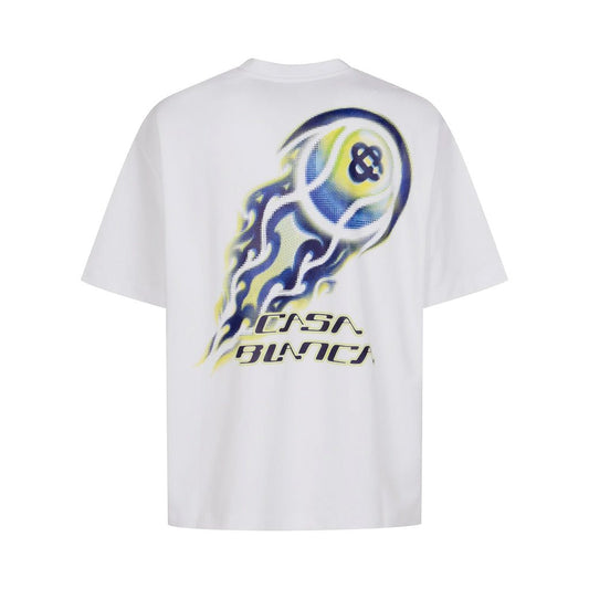 Casablanca Flaming Tennis Ball Oversized T-ShirtT-ShirtsCasablancaDPUS Designer Outlet5056810779655Grey MarleXSCasablanca Flaming Tennis Ball Oversized T-Shirt