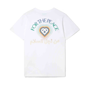 Casablanca For the Peace T-Shirt in WhiteT-ShirtsCasa BlancaDPUSSCasablanca For the Peace T-Shirt in White