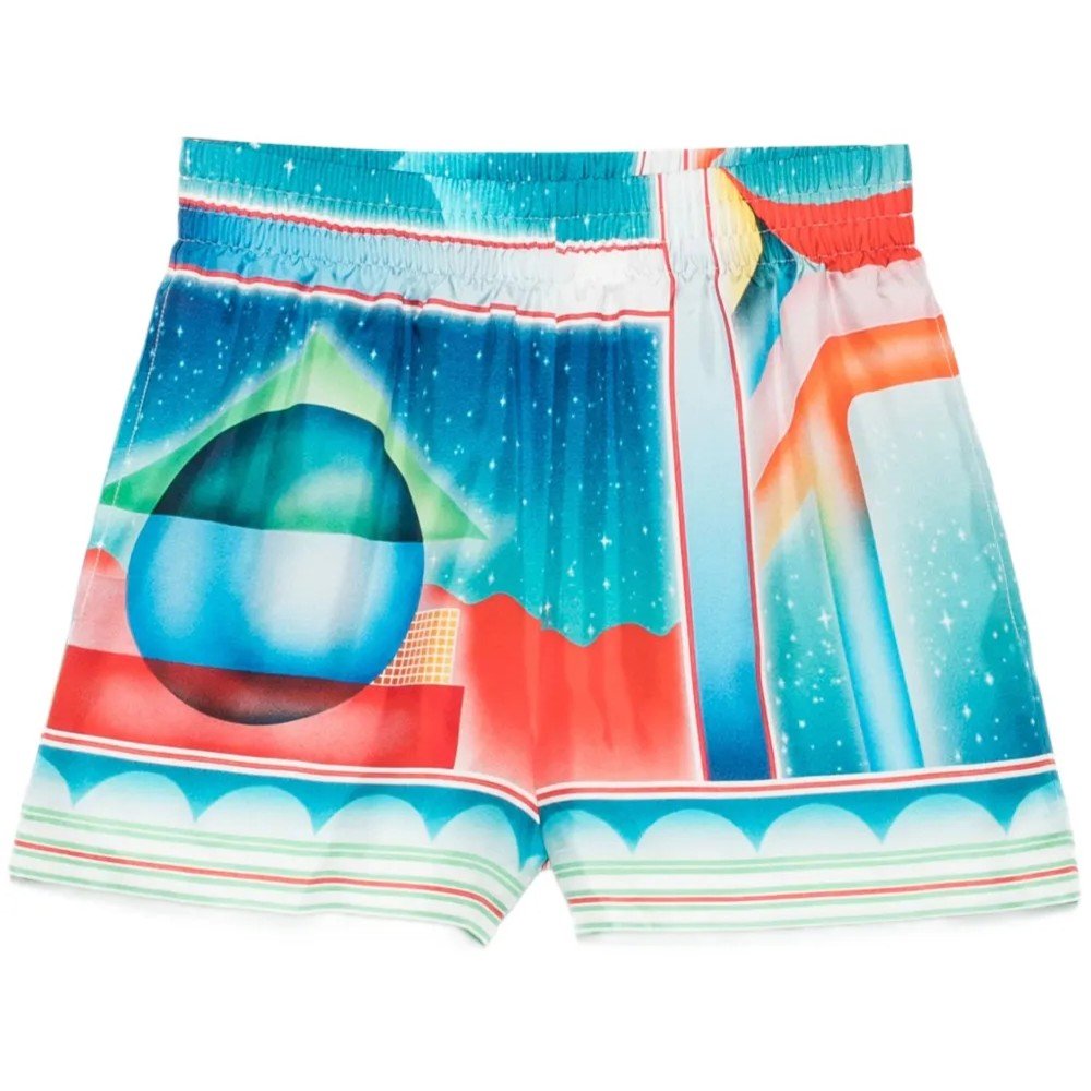 Casablanca Galaxy Court Swim Shorts In MulticolourSwimshortsCasablancaDPUS Designer Outlet5056810724549SCasablanca Galaxy Court Swim Shorts In Multicolour