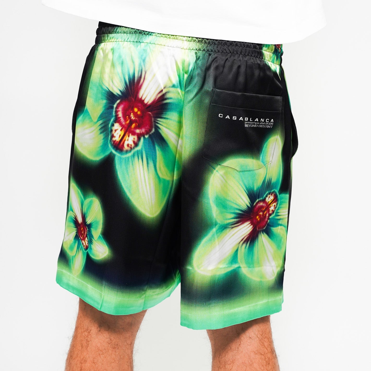 Casablanca Glitch Orchid Silk Shorts M - SS26 - TR - 399 - 03Trousers & ShortsCasablancaDPUS Designer OutletMultiXSCasablanca Glitch Orchid Silk Shorts M - SS26 - TR - 399 - 03