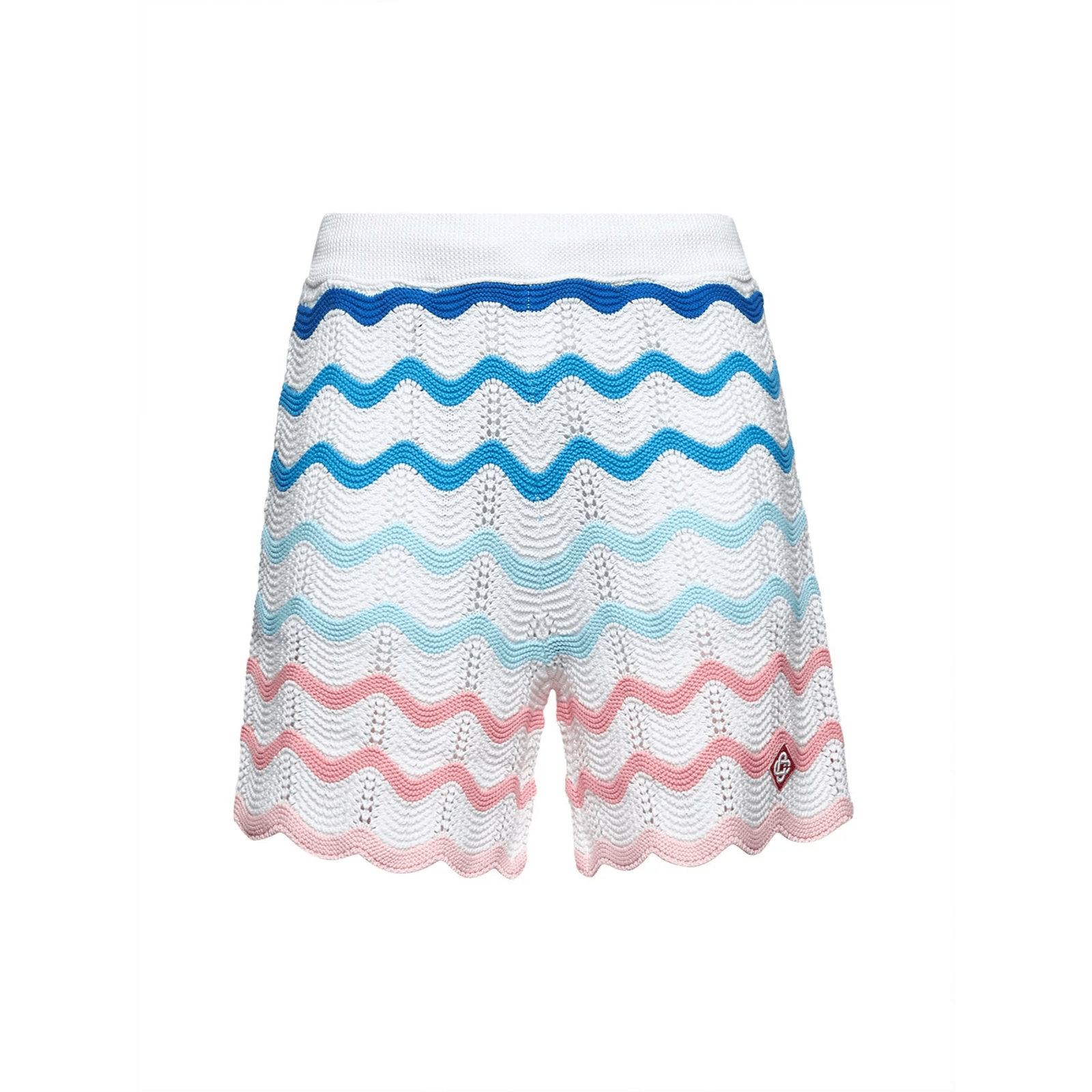 Casablanca Gradient Wave Crochet ShortsShortsCasa BlancaDPUS Designer Outlet5056733960888SCasablanca Gradient Wave Crochet Shorts