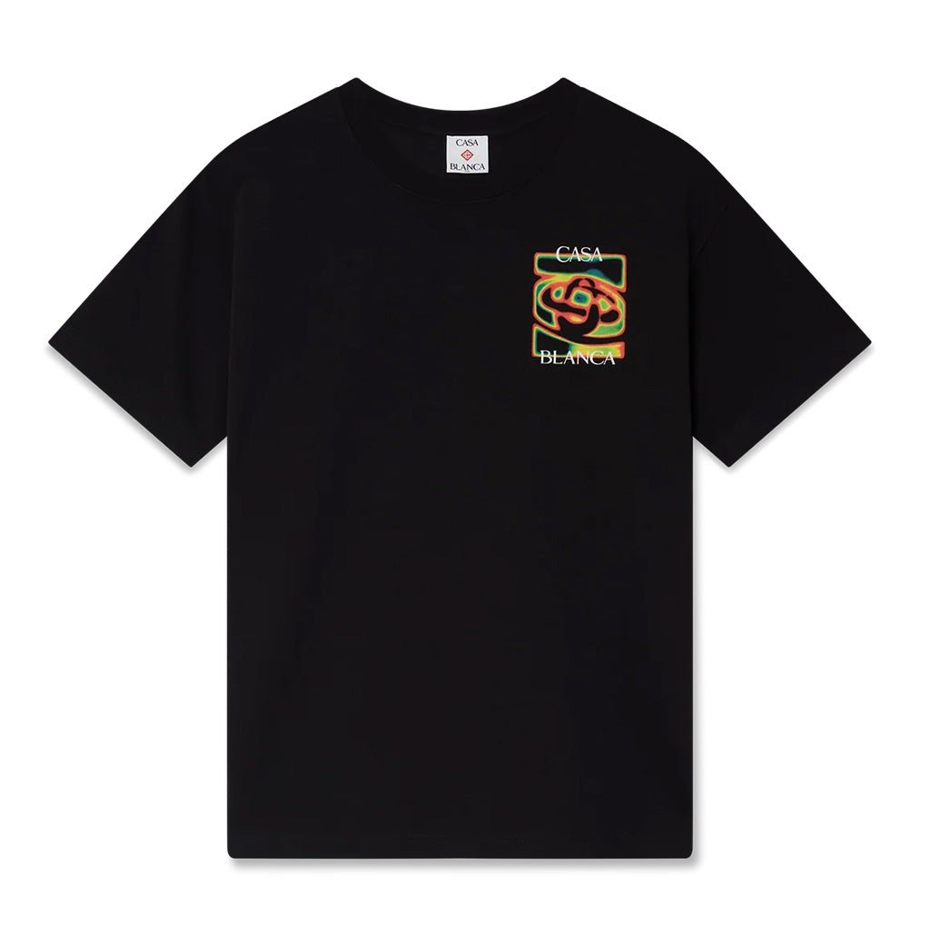 Casablanca Heat Map Classic T-ShirtT-ShirtsCasablancaDPUS Designer OutletBlackXSCasablanca Heat Map Classic T-Shirt