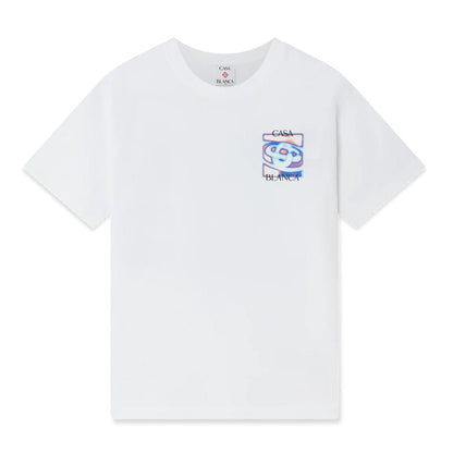 Casablanca Heat Map Classic T-ShirtT-ShirtsCasablancaDPUS Designer OutletBright WhiteXSCasablanca Heat Map Classic T-Shirt