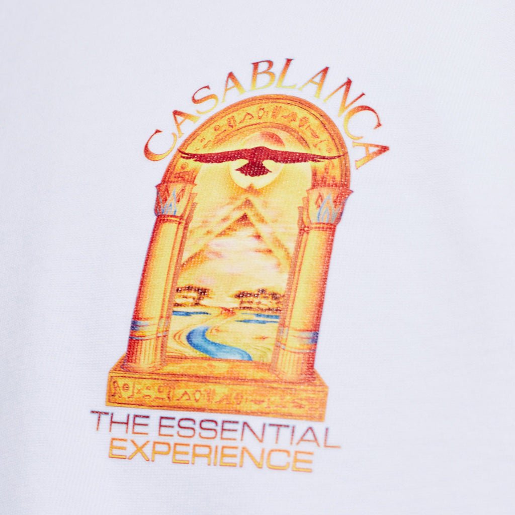 Casablanca Hermons Mirage Arch Printed Classic T-ShirtT-ShirtCasablancaDPUS Designer OutletM-AW26-JTS-001-12-S5063820076247WhiteSCasablanca Hermons Mirage Arch Printed Classic T-Shirt