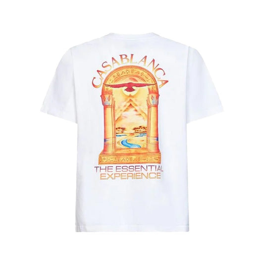 Casablanca Hermons Mirage Arch Printed Classic T-ShirtT-ShirtCasablancaDPUS Designer OutletM-AW26-JTS-001-12-S5063820076247WhiteSCasablanca Hermons Mirage Arch Printed Classic T-Shirt