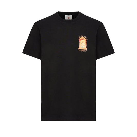 Casablanca Hermons Mirage Arch Printed Classic T-ShirtT-ShirtCasablancaDPUS Designer OutletM-AW26-JTS-001-13-S5063820076339BlackSCasablanca Hermons Mirage Arch Printed Classic T-Shirt