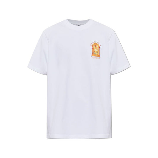 Casablanca Hermons Mirage Arch Printed Classic T-ShirtT-ShirtCasablancaDPUS Designer OutletM-AW26-JTS-001-12-S5063820076247WhiteSCasablanca Hermons Mirage Arch Printed Classic T-Shirt