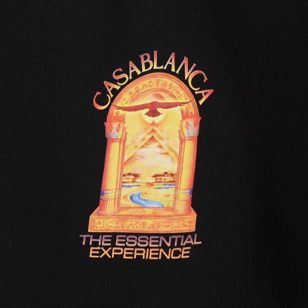 Casablanca Hermons Mirage Arch Printed Classic T-ShirtT-ShirtCasablancaDPUS Designer OutletM-AW26-JTS-001-13-S5063820076339BlackSCasablanca Hermons Mirage Arch Printed Classic T-Shirt