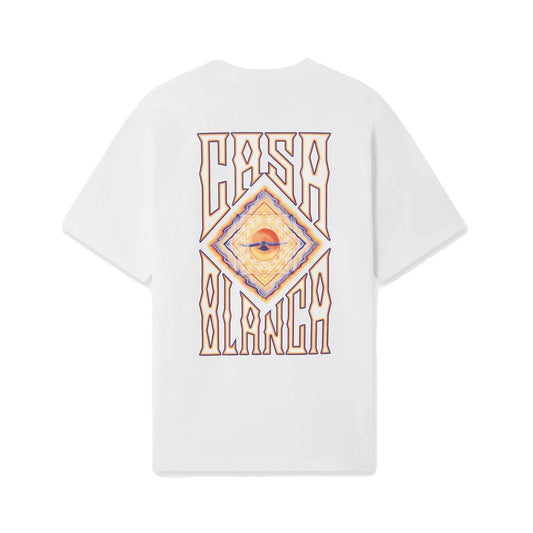 Casablanca Hermons Mirage Printed Classic T-ShirtT-ShirtCasablancaDPUS Designer OutletM-AW26-JTS-001-14-S5063820076421WhiteSCasablanca Hermons Mirage Printed Classic T-Shirt