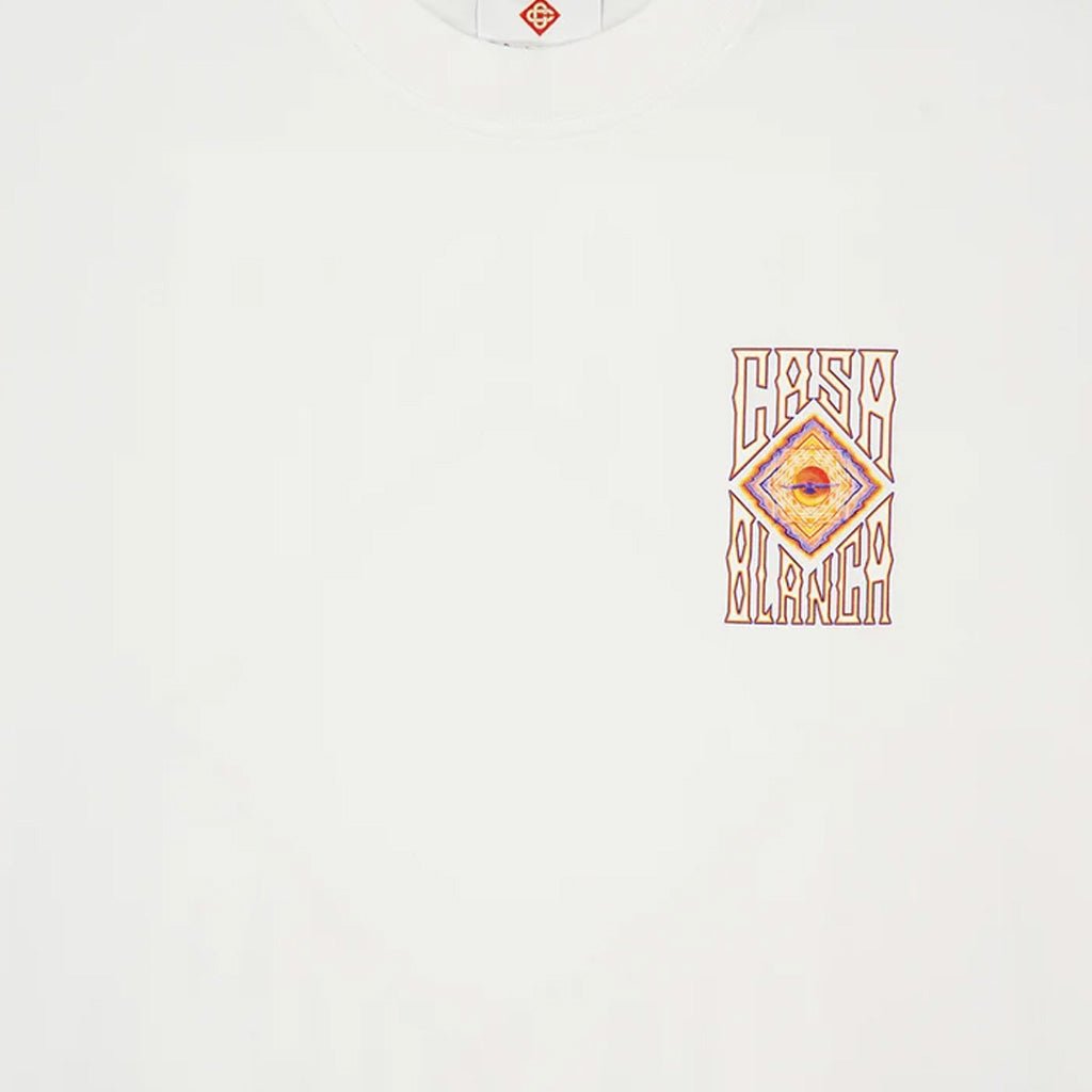 Casablanca Hermons Mirage Printed Classic T-ShirtT-ShirtCasablancaDPUS Designer OutletM-AW26-JTS-001-14-S5063820076421WhiteSCasablanca Hermons Mirage Printed Classic T-Shirt