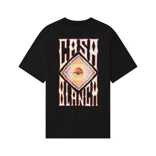 Casablanca Hermons Mirage Printed Classic T-ShirtT-ShirtCasablancaDPUS Designer OutletM-AW26-JTS-001-15-S5063820076513BlackSCasablanca Hermons Mirage Printed Classic T-Shirt