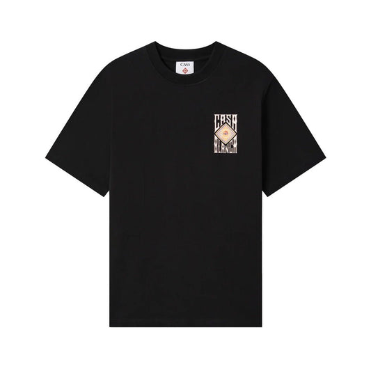 Casablanca Hermons Mirage Printed Classic T-ShirtT-ShirtCasablancaDPUS Designer OutletM-AW26-JTS-001-15-S5063820076513BlackSCasablanca Hermons Mirage Printed Classic T-Shirt
