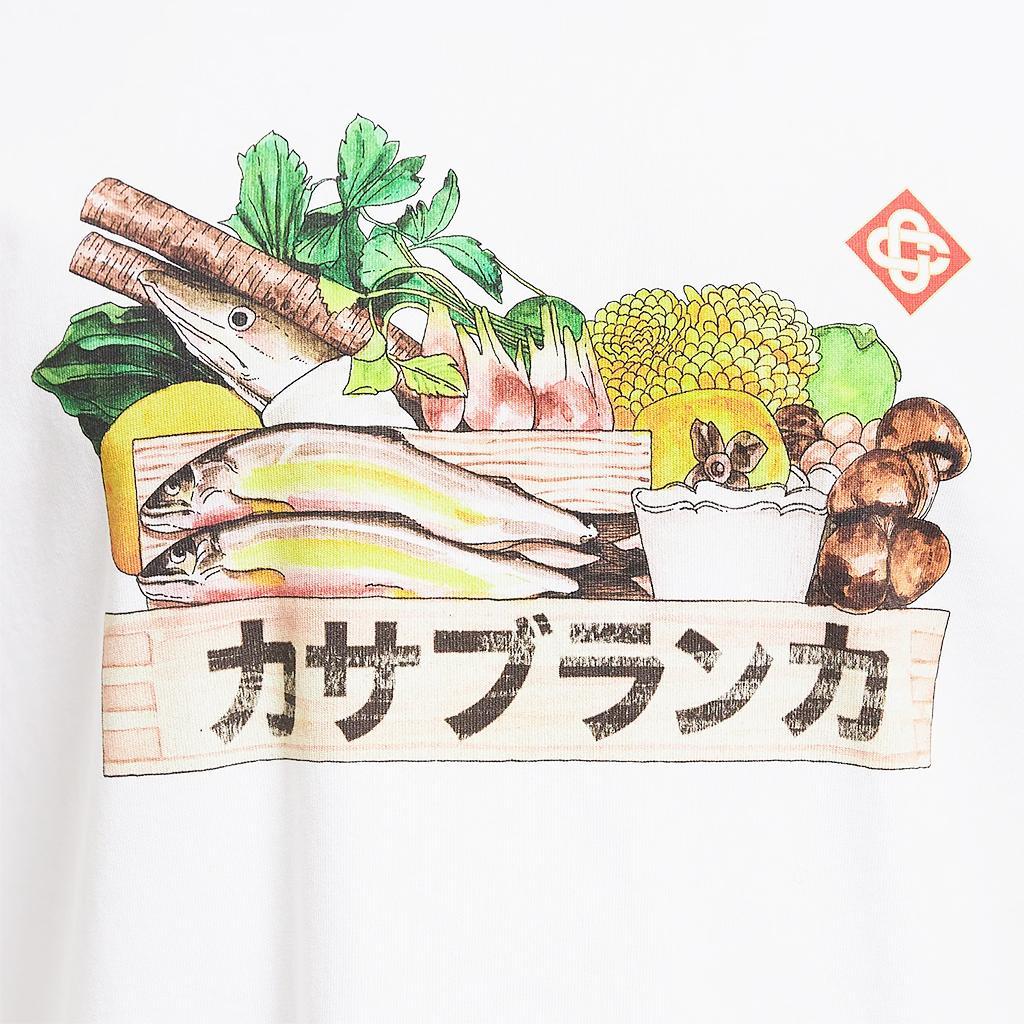 Casablanca Ingredients Short Sleeve T‑ShirtT-ShirtsCasablancaDPUS Designer Outlet5056810737167WhiteXSCasablanca Ingredients Short Sleeve T‑Shirt