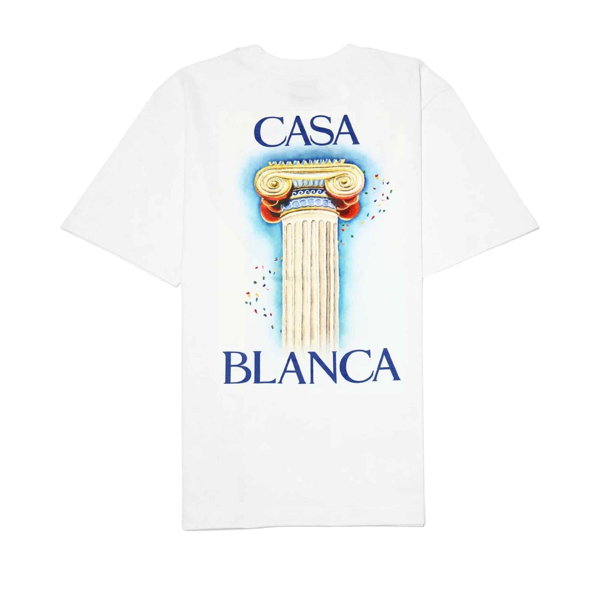 Casablanca LA Coloumn T-Shirt in WhiteT-ShirtsCasa BlancaDPUS Designer OutletXSCasablanca LA Coloumn T-Shirt in White
