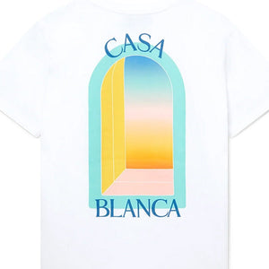 Casablanca L'Arche Colore T-Shirt in WhiteT-ShirtsCasa BlancaDPUS5056733927485SCasablanca L'Arche Colore T-Shirt in White