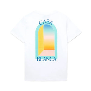 Casablanca L'Arche Colore T-Shirt in WhiteT-ShirtsCasa BlancaDPUS5056733927485SCasablanca L'Arche Colore T-Shirt in White