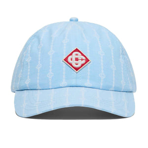 Casablanca Laurel Stripe Diamond Logo Patch CapHatsCasa BlancaDPUS Designer Outlet5056733975202Casablanca Laurel Stripe Diamond Logo Patch Cap