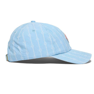 Casablanca Laurel Stripe Diamond Logo Patch CapHatsCasa BlancaDPUS Designer Outlet5056733975202Casablanca Laurel Stripe Diamond Logo Patch Cap