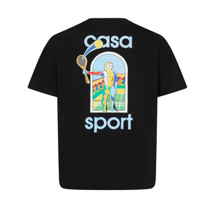 Casablanca Le Jeu Colore Screen Printed T-Shirt in BlackT-ShirtsCasa BlancaDPUS5056733903373XSCasablanca Le Jeu Colore Screen Printed T-Shirt in Black